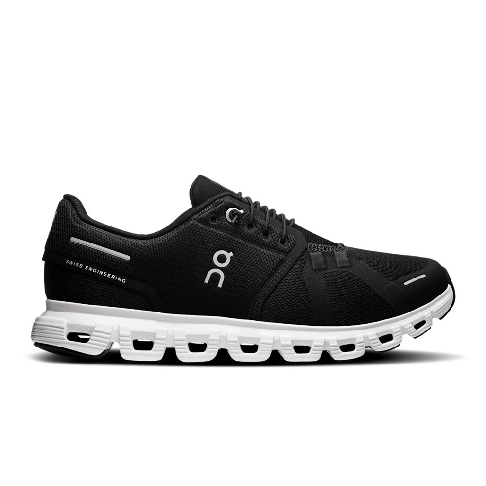 On Running Black and White Athletic Shoes